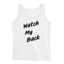 Load image into Gallery viewer, Watch My Back Ladies' Tank