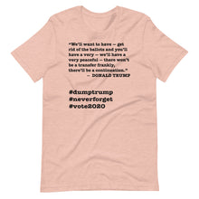 Load image into Gallery viewer, Ballots Trump Quote Short-Sleeve Unisex T-Shirt