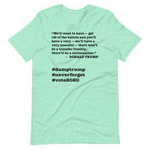 Load image into Gallery viewer, Ballots Trump Quote Short-Sleeve Unisex T-Shirt