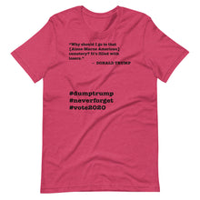 Load image into Gallery viewer, Cemetery Trump Quote Short-Sleeve Unisex T-Shirt