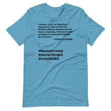 Load image into Gallery viewer, 30,000 Emails Trump Quote Short-Sleeve Unisex T-Shirt