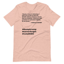 Load image into Gallery viewer, 30,000 Emails Trump Quote Short-Sleeve Unisex T-Shirt