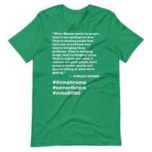 Load image into Gallery viewer, When Mexico Sends Its People Trump Quote Short-Sleeve Unisex T-Shirt