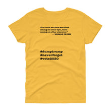 Load image into Gallery viewer, Coming Out of Her Wherever Trump Quote Women's Short-Sleeve T-Shirt