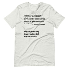 Load image into Gallery viewer, 30,000 Emails Trump Quote Short-Sleeve Unisex T-Shirt