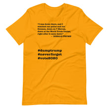 Load image into Gallery viewer, WTC Trump Quote Short-Sleeve Unisex T-Shirt