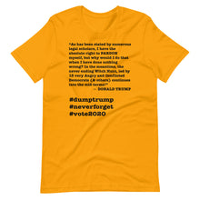 Load image into Gallery viewer, Witch Hunt Trump Quote Short-Sleeve Unisex T-Shirt