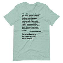 Load image into Gallery viewer, When Mexico Sends Its People Trump Quote Short-Sleeve Unisex T-Shirt