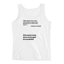 Load image into Gallery viewer, Cemetery Trump Quote Ladies' Tank