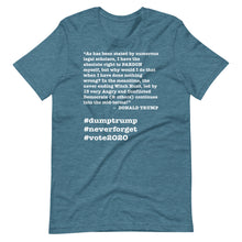 Load image into Gallery viewer, Witch Hunt Trump Quote Short-Sleeve Unisex T-Shirt