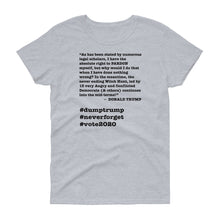 Load image into Gallery viewer, Witch Hunt Trump Quote Women's Short-Sleeve T-Shirt