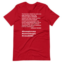 Load image into Gallery viewer, Witch Hunt Trump Quote Short-Sleeve Unisex T-Shirt