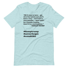 Load image into Gallery viewer, Ballots Trump Quote Short-Sleeve Unisex T-Shirt