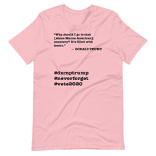 Load image into Gallery viewer, Cemetery Trump Quote Short-Sleeve Unisex T-Shirt