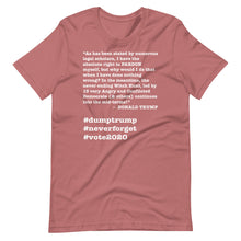 Load image into Gallery viewer, Witch Hunt Trump Quote Short-Sleeve Unisex T-Shirt