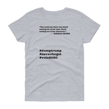 Load image into Gallery viewer, Coming Out of Her Wherever Trump Quote Women's Short-Sleeve T-Shirt