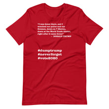 Load image into Gallery viewer, WTC Trump Quote Short-Sleeve Unisex T-Shirt