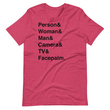 Load image into Gallery viewer, Person & Woman & Man Short-Sleeve Unisex T-Shirt
