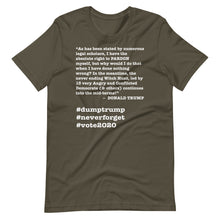 Load image into Gallery viewer, Witch Hunt Trump Quote Short-Sleeve Unisex T-Shirt