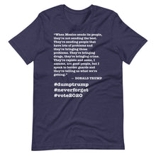 Load image into Gallery viewer, When Mexico Sends Its People Trump Quote Short-Sleeve Unisex T-Shirt