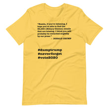 Load image into Gallery viewer, 30,000 Emails Trump Quote Short-Sleeve Unisex T-Shirt