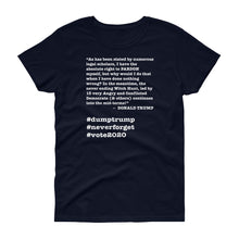 Load image into Gallery viewer, Witch Hunt Trump Quote Women's Short-Sleeve T-Shirt