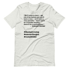 Load image into Gallery viewer, Ballots Trump Quote Short-Sleeve Unisex T-Shirt