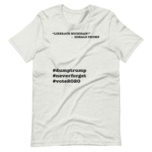 Load image into Gallery viewer, Liberate Michigan! Trump Quote Short-Sleeve Unisex T-Shirt