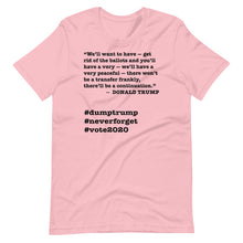 Load image into Gallery viewer, Ballots Trump Quote Short-Sleeve Unisex T-Shirt