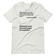 Load image into Gallery viewer, Cemetery Trump Quote Short-Sleeve Unisex T-Shirt