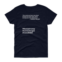 Load image into Gallery viewer, Coming Out of Her Wherever Trump Quote Women's Short-Sleeve T-Shirt