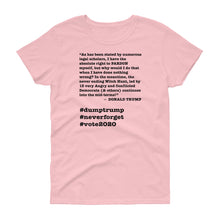 Load image into Gallery viewer, Witch Hunt Trump Quote Women's Short-Sleeve T-Shirt