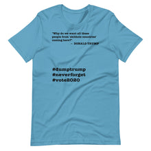 Load image into Gallery viewer, People Coming Here Trump Quote Short-Sleeve Unisex T-Shirt