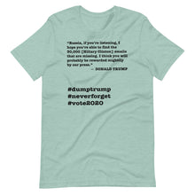 Load image into Gallery viewer, 30,000 Emails Trump Quote Short-Sleeve Unisex T-Shirt