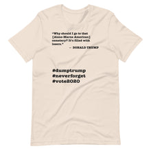 Load image into Gallery viewer, Cemetery Trump Quote Short-Sleeve Unisex T-Shirt