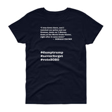 Load image into Gallery viewer, WTC Trump Quote Women's Short-Sleeve T-Shirt