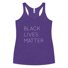 Load image into Gallery viewer, Black Lives Matter Women's Racerback Tank