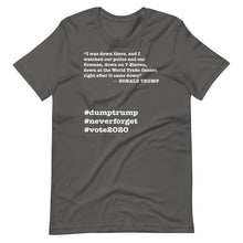 Load image into Gallery viewer, WTC Trump Quote Short-Sleeve Unisex T-Shirt

