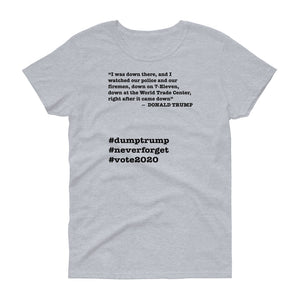 WTC Trump Quote Women's Short-Sleeve T-Shirt