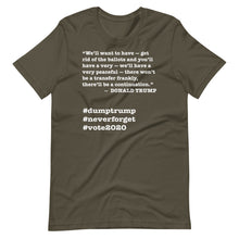 Load image into Gallery viewer, Ballots Trump Quote Short-Sleeve Unisex T-Shirt
