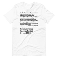 Load image into Gallery viewer, Witch Hunt Trump Quote Short-Sleeve Unisex T-Shirt

