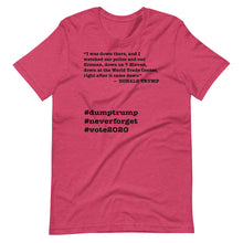 Load image into Gallery viewer, WTC Trump Quote Short-Sleeve Unisex T-Shirt
