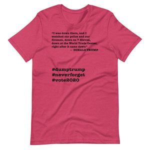 WTC Trump Quote Short-Sleeve Unisex T-Shirt