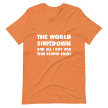 Load image into Gallery viewer, The World Shutdown Short-Sleeve Unisex T-Shirt
