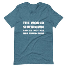 Load image into Gallery viewer, The World Shutdown Short-Sleeve Unisex T-Shirt
