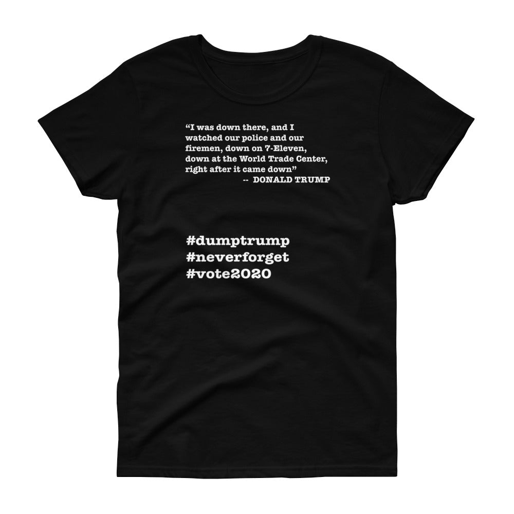 WTC Trump Quote Women's Short-Sleeve T-Shirt