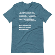 Load image into Gallery viewer, Ballots Trump Quote Short-Sleeve Unisex T-Shirt

