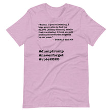 Load image into Gallery viewer, 30,000 Emails Trump Quote Short-Sleeve Unisex T-Shirt
