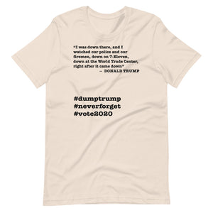 WTC Trump Quote Short-Sleeve Unisex T-Shirt