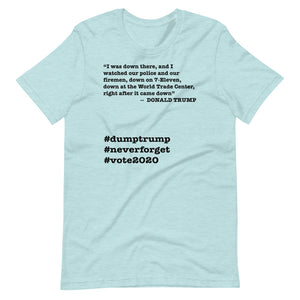 WTC Trump Quote Short-Sleeve Unisex T-Shirt